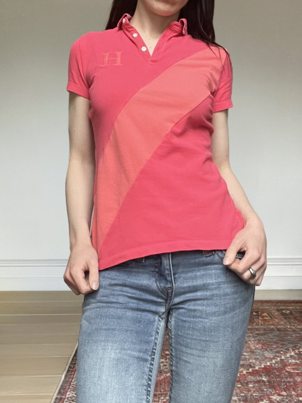 Vintage Y2K Tommy Hilfiger polo tee